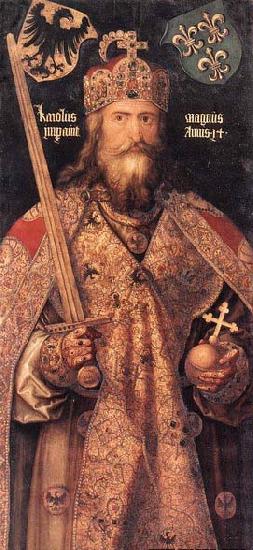 Albrecht Durer Emperor Charlemagne Germany oil painting art